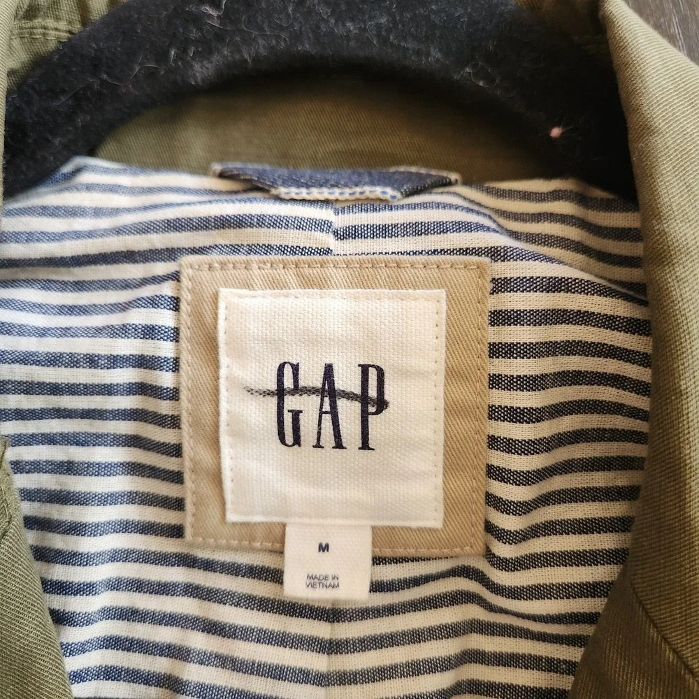 GAP Men's M Jacket Unstructured Utility Workwear Sports Coat‎ Blazer NWOT